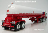 Item #60-1931 Red White Kenworth T800 Day Cab with White Red Tandem Axle Mississippi LP Propane Tanker Trailer - 1/64 Scale – DCP by First Gear