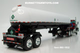 Item #60-1932 Burgundy Black Gold Outline Kenworth T800 Day Cab with White Black Tandem Axle Mississippi LP Anhydrous Ammonia Tanker Trailer - 1/64 Scale – DCP by First Gear