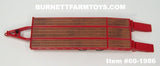 Item #60-1986 Red Tandem Axle Bumper Hitch Beaver Tail Tag Trailer with Ramps - 1/64 Scale – DCP by First Gear