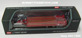 Item #60-1986 Red Tandem Axle Bumper Hitch Beaver Tail Tag Trailer with Ramps - 1/64 Scale – DCP by First Gear