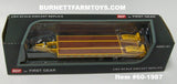 Item #60-1987 Yellow Tandem Axle Bumper Hitch Beaver Tail Tag Trailer with Ramps - 1/64 Scale – DCP by First Gear