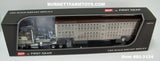 Item #60-2124 Brown Cream Gold Outline Kenworth K100 COE Aerodyne Sleeper with Silver Sided Brown Trim Spread Axle Wilson Silver Star Livestock Trailer - 1/64 Scale – DCP by First Gear