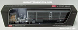 Item #60-2125 Gold Black White Outline Kenworth K100 COE Aerodyne Sleeper with Black Sided Silver Trim Spread Axle Wilson Silver Star Livestock Trailer - 1/64 Scale – DCP by First Gear