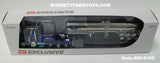 Item #60-2165 Finnesgard Trucking Blue Orange Tri-Axle Peterbilt 389 Day Cab with Polished Tri-Axle Walker Food Grade Sanitary Tanker Trailer - 1/64 Scale – DCP by First Gear