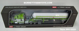 Item #60-2222 Lime White Kenworth W900L 86-inch Studio Sleeper with matching Tandem Axle Mississippi LPG Propane Tanker Trailer - 1/64 Scale - DCP by First Gear
