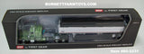 Item #60-2231 Light Green Dark Green Peterbilt 379 48-inch Flattop Sleeper with White High Sided Black Tarp Silver Frame Tandem Axle Wilson Pacesetter Hopper Bottom Grain Trailer - 1/64 Scale – DCP by First Gear