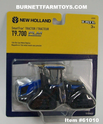 Item #61010 New Holland T9.700 Smart Trax Tractor with Front and Rear Tracks - 1/64 Scale - Ertl / Tomy