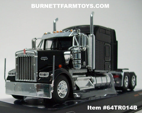 Item #64TR014B Black 1990 Kenworth W900L 86-inch Studio Sleeper - 1/64 Scale – ixo Models