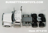 Item #71219 White Peterbilt 589 Day Cab - Hood Opens and Doors Open - 1/64 Scale – Diecast Masters