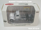 Item #71219 White Peterbilt 589 Day Cab - Hood Opens and Doors Open - 1/64 Scale – Diecast Masters