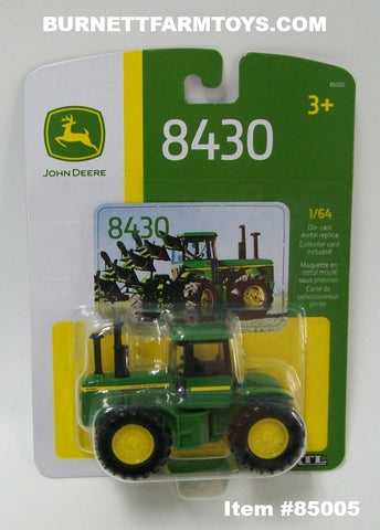 Item #85005 John Deere 8430 Tractor - 1/64 Scale - Ertl / Tomy