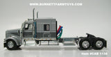 Item #CAB 1138 Silver Gray Kenworth W900L 72-inch AeroCab - 1/64 Scale – DCP by First Gear