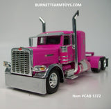 Item #CAB 1372 Pink Peterbilt 389 Pride-N-Class 36-inch Flattop Sleeper - 1/64 Scale - DCP by First Gear