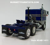Item #CAB 1411 Silver Blue Gold Outline Freightliner COE - 1/64 Scale - DCP by First Gear