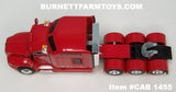 Item #CAB 1455 Dawes Contract Carriage Red Tri-Axle Kenworth T660 86-inch Sleeper - 1/64 Scale – DCP by First Gear