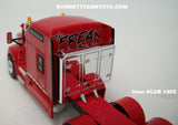 Item #CAB 1455 Dawes Contract Carriage Red Tri-Axle Kenworth T660 86-inch Sleeper - 1/64 Scale – DCP by First Gear