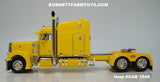 Item #CAB 1548 Yellow Peterbilt 379 63-inch Mid Roof Sleeper - 1/64 Scale - DCP by First Gear