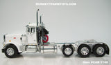 Item #CAB 1748 White Tri-Axle Peterbilt 359 Day Cab with Headache Rack - 1/64 Scale – DCP by First Gear