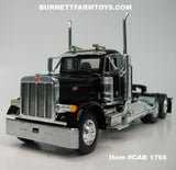 Item #CAB 1766 Black Peterbilt 379 Day Cab - 1/64 Scale - DCP by First Gear
