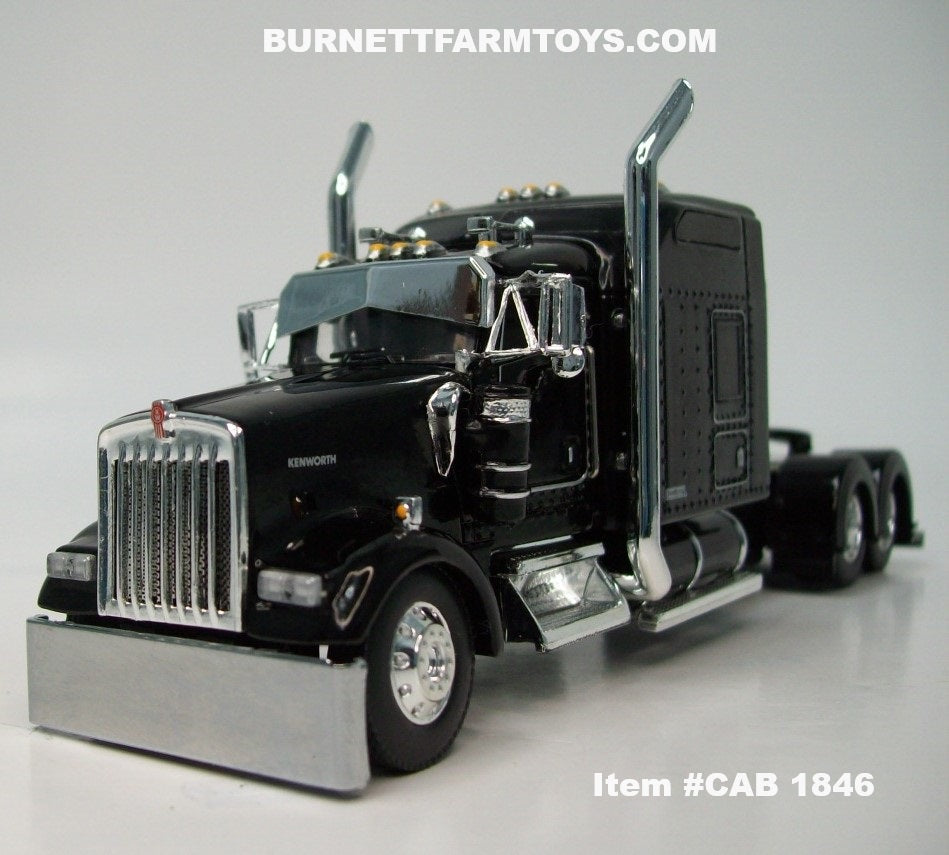 Item #CAB 1846 Black Kenworth W900L 86-inch Studio Sleeper - 1/64 Scal ...