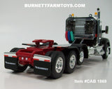 Item #CAB 1869 Mammoet Black Red White Tri-Axle Kenworth W990 Day Cab with Headache Rack - 1/64 Scale – DCP by First Gear