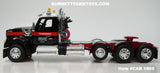 Item #CAB 1869 Mammoet Black Red White Tri-Axle Kenworth W990 Day Cab with Headache Rack - 1/64 Scale – DCP by First Gear