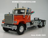 Item #CAB 1925 Cream Orange Brown Stripe Chevrolet Bison Day Cab - 1/64 Scale – DCP by First Gear