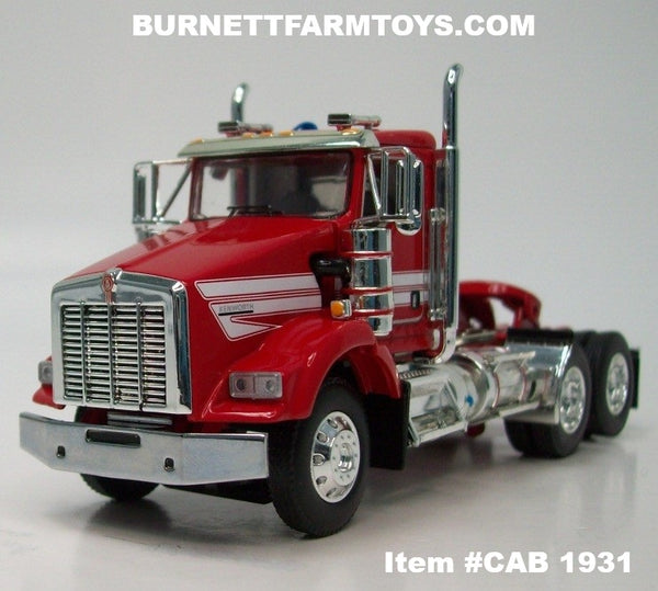 Item #CAB 1931 Red White Kenworth T800 Day Cab - 1/64 Scale – DCP