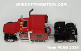 Item #CAB 2034 Red Black Fender Kenworth W900L 72-inch AeroCab Flattop Sleeper - 1/64 Scale – DCP by First Gear