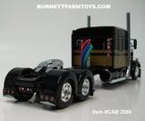 Item #CAB 2080 Black Gold Kenworth W900L 72-inch AeroCab Sleeper - 1/64 Scale – DCP by First Gear