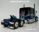 Item #CAB 2081 Black Blue Silver Kenworth W900L 72-inch AeroCab Sleeper - 1/64 Scale – DCP by First Gear