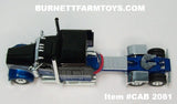 Item #CAB 2081 Black Blue Silver Kenworth W900L 72-inch AeroCab Sleeper - 1/64 Scale – DCP by First Gear