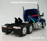 Item #CAB 2094 Blue Metallic Kenworth W990 Day Cab - 1/64 Scale – DCP by First Gear