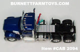 Item #CAB 2094 Blue Metallic Kenworth W990 Day Cab - 1/64 Scale – DCP by First Gear
