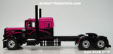 Item #CAB 2115 Pink Black Peterbilt 389 48-inch Flattop Sleeper - 1/64 Scale - DCP by First Gear
