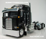 Item #CAB 2126 Black Kenworth K100 COE Aerodyne Sleeper - 1/64 Scale – DCP by First Gear
