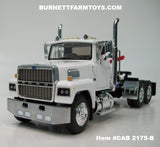 Item #CAB 2175-B White Ford LTL 9000 Day Cab - 1/64 Scale – DCP by First Gear