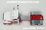 Item #CAB 2175-C White Red Ford LTL 9000 Day Cab - 1/64 Scale – DCP by First Gear