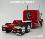 Item #CAB 2201 Red Peterbilt 379 48-inch Flattop Sleeper - 1/64 Scale – DCP by First Gear