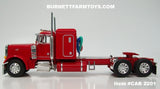 Item #CAB 2201 Red Peterbilt 379 48-inch Flattop Sleeper - 1/64 Scale – DCP by First Gear