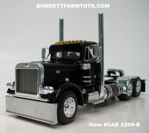 Item #CAB 2209-B Black Peterbilt 379 Day Cab - 1/64 Scale – DCP by First Gear