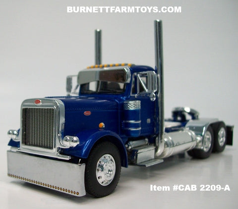 Item #CAB 2209-A Blue Peterbilt 379 Day Cab - 1/64 Scale – DCP by First Gear