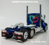 Item #CAB 2209-A Blue Peterbilt 379 Day Cab - 1/64 Scale – DCP by First Gear