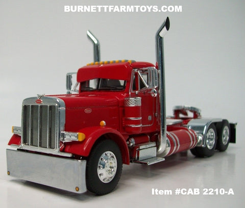 Item #CAB 2210-A Red Peterbilt 379 Day Cab - 1/64 Scale – DCP by First Gear