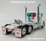 Item #CAB 2210-B White Peterbilt 379 Day Cab - 1/64 Scale – DCP by First Gear