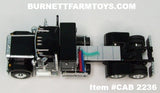Item #CAB 2236 Black GMC General 34-foot Flattop Sleeper - 1/64 Scale – DCP by First Gear