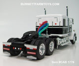 Item #CAB 1776 White Black Kenworth W900L 60-inch Flattop Sleeper - 1/64 Scale – DCP by First Gear