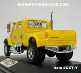 Item #CXT-Y Yellow International CXT 4-door Truck - 1/64 Scale