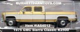 Item #iA64012 Gold White 1975 GMC Sierra Classic K2500 4-Door Pickup Truck - 1/64 Scale - ixo Models