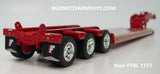 Item #TRL 1173 Red Tri-Axle Fontaine Magnitude Lowboy Trailer with Detachable Neck - 1/64 Scale - DCP by First Gear